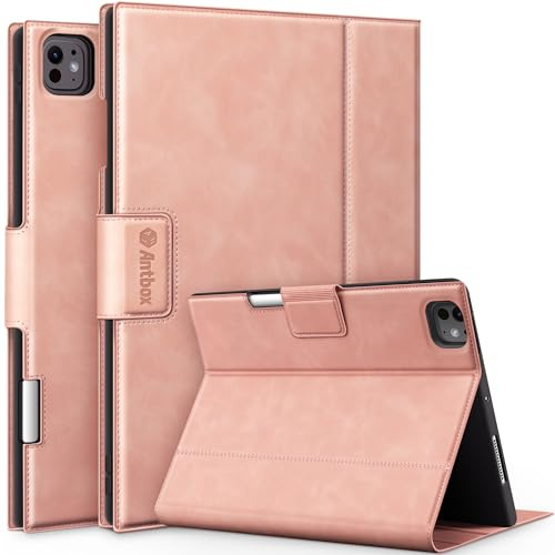Antbox Schutzhülle für iPad Pro 27,9 cm (11 Zoll), M5 2025/M4 2024, veganes Premium-Leder