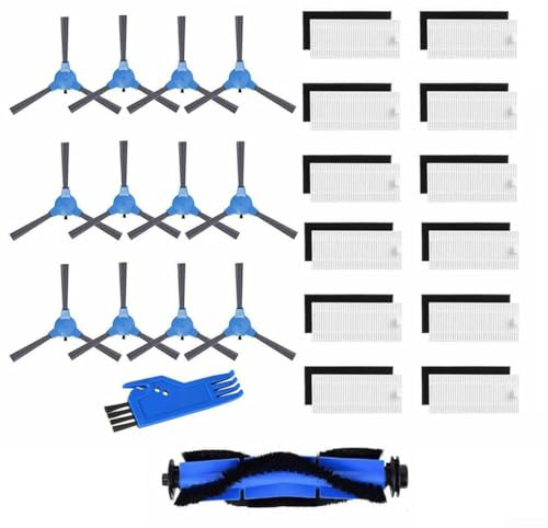 Saugroboter Ersatzteile für Kyvol für Cybovac E20 E30 E31 inkl. 10 Seitenbürsten 12 Filter Hauptbürste und Cutter (2)