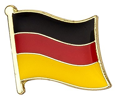 Patch Nation Deutsche Deutschland Flagge Metall Pin Badge