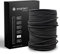 smartect Cable Textil en Color Negro, Cable Electrico 3 Hilos de 3 Metros (3 x 0,75 mm²) Cuerda para Lampara con Revestimiento Textil para su Proyecto DIY