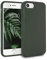MyGadget Hülle kompatibel mit iPhone SE 2022 | 2020 | 7 | 8 - robuste Handyhülle TPU Case Slim Silikonhülle - Back Cover Kratzfest Schutzhülle matt Olivgrün