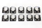Lot de 10 Colliers de fixation tuyaux PVC Clip PP 50mm 5cm 50 mm NF