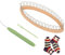 Sockenstricker Set, Ovale Form Strickring Für Socken Stricken, Sockenwebstuhl Mit Strick Häkelnadel Und Kunststoff Nadeln, 32 Haken, Loom-Strickhaken Für Socken, Pullover Manschetten, Mützen, Schal
