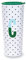 Kate Spade New York Insulated Stainless Steel Initial Tumbler, 24 Ounce Double Wall Travel Cup with Lid, C (Green)