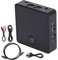 ZF380 Receptor Y Transmisor Bluetooth 5.0, Adaptador De Audio Inalámbrico Bluetooth De Baja Latencia, Adaptador De Audio AUX SPDIF óptico con Conector De 3,5 Mm para PC, TV, Automóvil, Parlantes