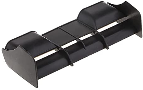 Perfeclan RC Car Heckflügel für 1/8 RC Short Truck RC Buggy Auto Ersatz Kits - Schwarz