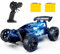 Tecnock Remote Control Cars for Kids, 1:18 Scale RC Racing Cars with LED Lights, 2.4GHz All Terrain RC Car with 2 Rechargeable Batteries for 50 Min Play, Indoor Outdoor Toys Gifts for Boys and Girls