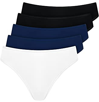 Nur Die 5er Pack Mini Slip Mehrfarbig aus Baumwolle Stretch Unterwäsche Unterhosen Basic Mehrpack Damen