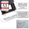 Ersatz Stempelplatte Textplatte jede größe und für alle Modelle COLOP Printer 10 20 30 40 50 60 (COLOP Printer 40-59x23 mm)