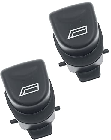 2x Botones Pulsadores Manivelas y Elevalunas para Ventanas de Coches Elevalunas compatible con ALFA ROMEO 147 GT