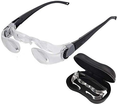 Vergrößerungsbrille Tragbare Max-TV-Brille 2,1X 0 bis - 300 Grad (0 bis -3 Dioptrien) Brillenlupe (Kurzsichtigkeit) a by/A (A)