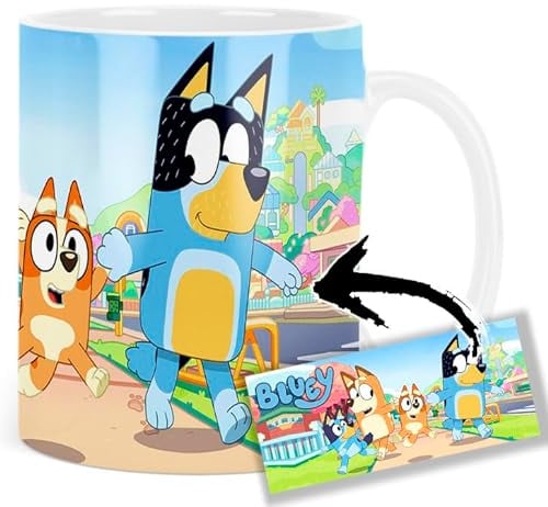 Bluey Bingo Bandit Chilli Taza Ceramica Mug