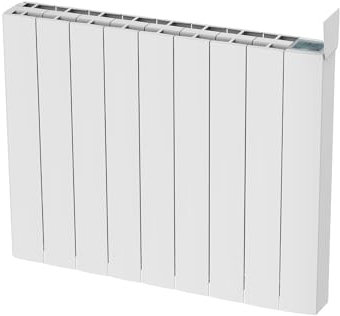 Radiateur électrique fonte aluminium à inertie sèche mural Astios Sannover 2000 W