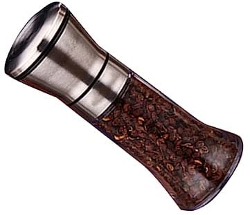 TOPBATHY Edelstahl Pfeffermühle Manuelles Küchenwerkzeug Pfeffer Mahlwerkzeug Verschleißfest Bohnen Mahlen Salz Küche