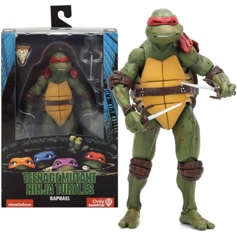 Ninja Turtle 1990 Film Limited Edition bewegliche Puppe Modell Box Figur,rot