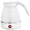 Hervidor de Agua Eléctrico 0.6L Hervidor de agua Portátil de viaje Plegable Pequeño Calentador de agua de Café Plegable