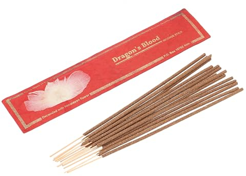 GURU SHOP Handmade Räucherstäbchen aus Nepal, Himalayan Flower Incense - Dragon`s Blood, 22x5x0 cm