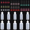 kayqbonke 10 Stück Nadelflaschen-Applikator, Nadelspitzen Dosierflasche, 30ml und 50ml Quetschflasche, Squeeze Flasche mit Feinen Spitzen für Flüssigkeit, Kleber, Öl, Acrylfarbe