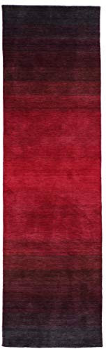 Nain Trading Horizon 199x81 Modern Orientteppich Designteppich Teppich Indien Wolle mit Seide
