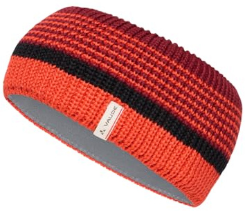 VAUDE Stirnband Melbu Headband IV, warm mit integriertem Fleeceband, Carmine/Glowing red, Einheitsgröße
