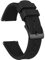Ayadoo bracelet de montre en silicone noir de 24 mm, bracelet à dégagement rapide pour homme avec boucle noir