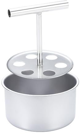 STGBCST Meatball Maker - Pressa per polpette in acciaio inox estruso, può fare 12 polpette allo stesso tempo, per polpette e polpette di pesce (6 griglie)