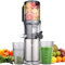 ORMEO HOME - Cold Press Juicer with 5 Large Feed Channel, 200W Slow Chew Juicer Machine for Whole Fruits and Vegetables High Juice Yield