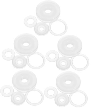 MOTHNUR 20pcs Replacement Gaskets for Electric Pressure Cookers Float Valve Sealing Caps Pressure Cooker Gasket Kit Compatible Models Easy Install