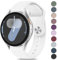 Oumida Correa Samsung para Samsung Galaxy Watch 7 6 40mm 44mm / FE 40mm / Galaxy Watch 6 Classic 47mm 43mm, 20mm Silicona Pulseras Reloj de Repuesto Deportiva para Mujer Hombre (Blanco)