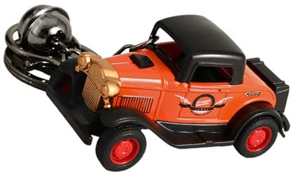 Rebellious Porte-clés inspiré de la voiture vintage - Accessoire pour hommes et femmes parfait pour les amateurs de voiture et pour un look tendance, r, taille unique