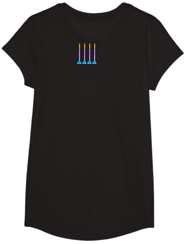 Four Candles Fork Handles Graphic Design T-Shirt
