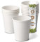BIOZOYG 50x gobelets jetables 200 ml / 8 oz, Ø 80 mm blanc - gobelet carton sans plastique et en matériaux durables - gobelet cafe