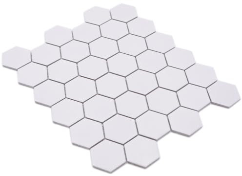 Ceramica mosaico esagonale bianco R10B antiscivolo parete pavimento cucina doccia bagno piastrelle specchio