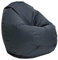 Bruni Kinder-Sitzsack Classico S in Grau – Sitzsack mit Innensack für Kinder, Abnehmbarer Bezug, lebensmittelechte EPS-Perlen als Bean-Bag-Füllung, aus Deutschland