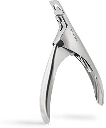 Coupe Capsule en acier inoxydable de qualité professionnelle, pince guillotine pour faux ongles, coupe ongles artificiels KYVORA