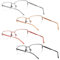 UrbanSky Lesebrille Warrick von - Metalllesebrille mit Federscharnieren im 4er-Pack (+1,50 dpt)