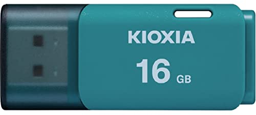 KIOXIA 16GB TransMemory U202 USB 2.0 Flash Drive, Aqua