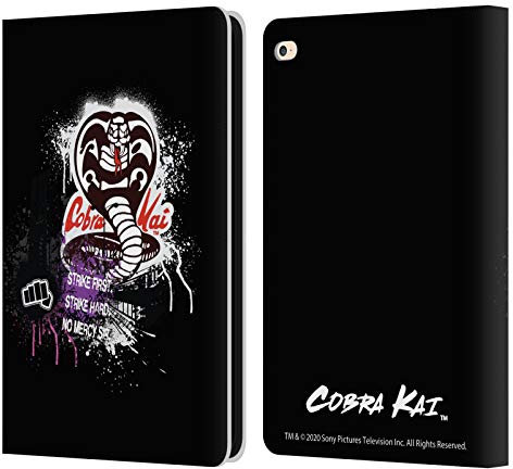 Head Case Designs Licenza Ufficiale Cobra Kai No Mercy Logo Arte Composta Custodia Portafoglio in Pelle Compatibile con Apple iPad Air 2 (2014)