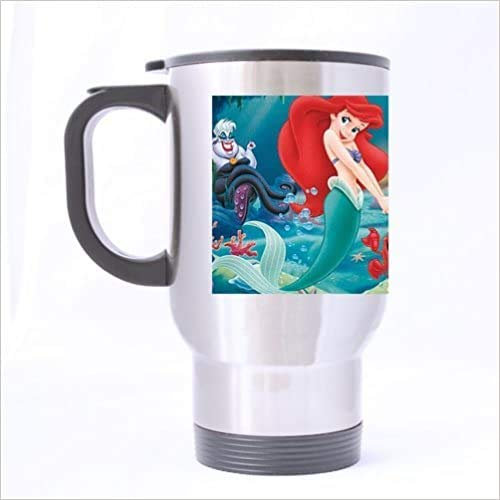 Little Mermaid Silver Insulated Travel Tea/Coffee Mug.