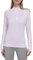 TCA Damen Winter Running Langarm Laufshirt mit Brustreißverschluss - Rosa, M
