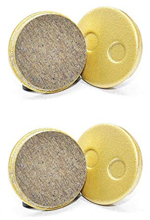 Yungeln 4 Stück Hintere Bremsbeläge aus Metall, Bremsbelag kompatibel für Xiaomi 1S M365 Pro 2 Elektro Scooter