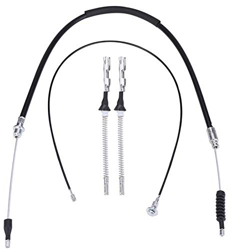 Cavo freno a mano 4Pcs Cavo freno a mano set cavo freno posteriore Cavo freno per C 1.0, 1.2,1.3 CDTi corsa