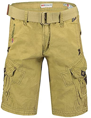 Geographical Norway Peanut Men OMB - Mastic S - Shorts für Männer (Mastic S)