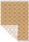 Fashion4Home Teppich Läufer - Tepiche für Wohnzimmer, Schlafzimmer, Küche, Kinderzimmer, Badezimmer - Boho Kelim - Läufer Flur, Morocco-Gold-Weiß, Größe: 140x200 cm