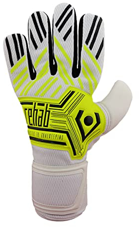 Rehab - Torwarthandschuhe - Core NC Gelb - mit Pro Grip - Fussballhandschuhe für Erwachsene und Kinder Größe 5-11