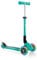 GLOBBER JUNIOR Foldable Lights – Tretroller, 120/80 mm, ABEC 5, 3-rädrig, LED-Leuchtrollen, türkis