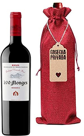 200 Monges - Botella para Regalo - Envío Gratis 24 H - Vino Tinto - Rioja - Enviado por Cosecha Privada