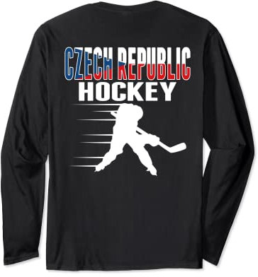 Tschechische Republik Eishockey-Fans Trikot - Support Czech Hockey Langarmshirt