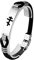 Religiöse Orthodoxe Geschichtete Silikon Armband mit Edelstahl Schnalle, Griechisches Russisches Kreuz Kreuzkreuz Glauben Armreif für Frauen Männer Ostlichen Orthodoxen Christlichen Schmuck, 8,26 Zoll