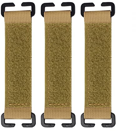 3 Stück Taktische Klett Patches Board, Patches Aufhänger Molle Befestigung Tragbarer Klett Display Halter für Outdoor Rucksack Taktische Weste Molle System